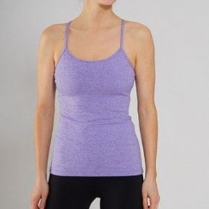 Lululemon Power Y tank Grapeseed size 4
